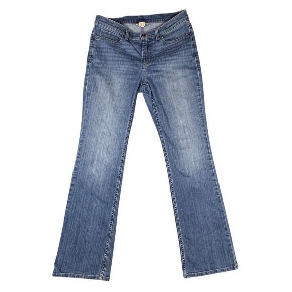 Duluth Trading Co Denim - Duluth Flex Daily Denim Jeans Women's size 10 33 Mid Rise Bootcut 31"W 31"L WORK